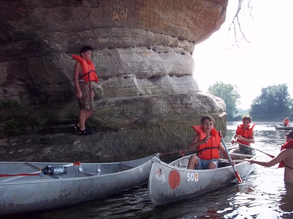 stopping at the cave - what fun