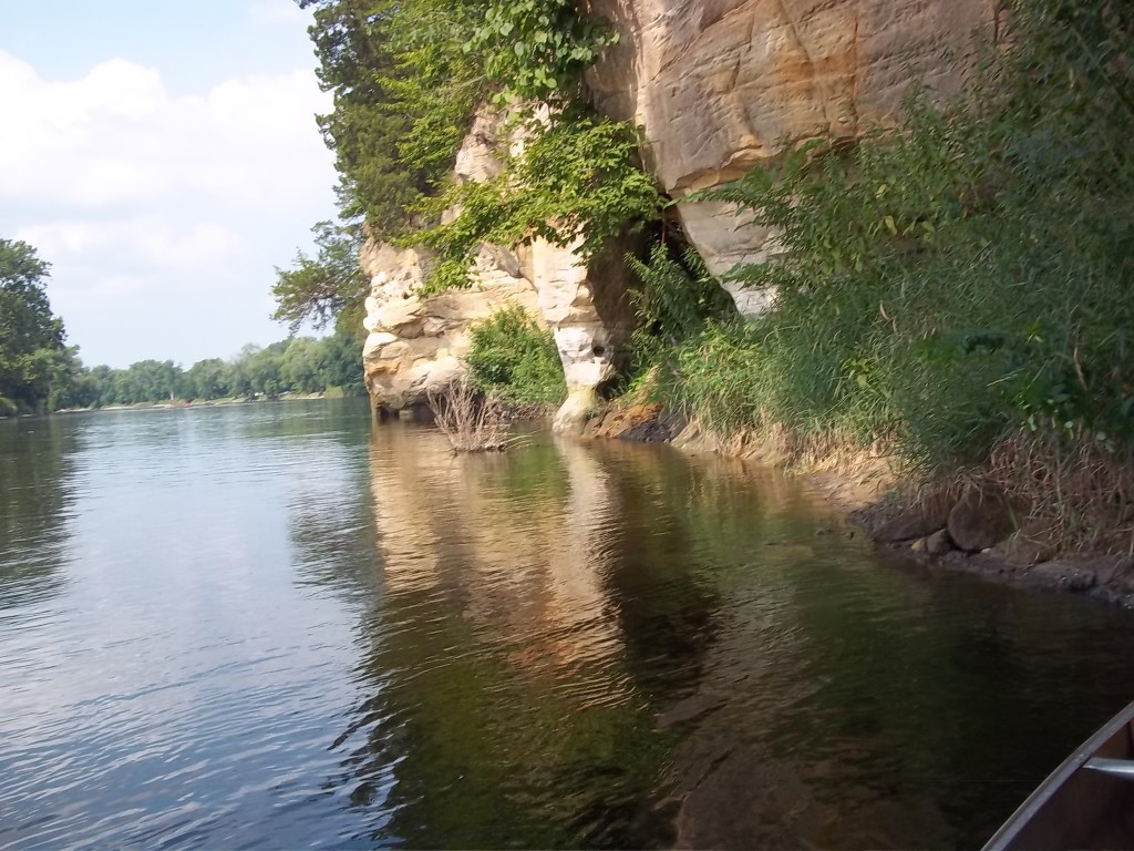 upriver view - where we've been